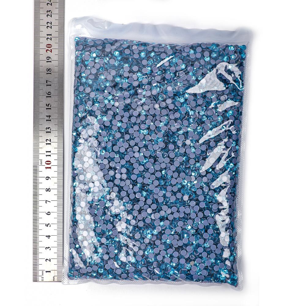 Weichen Imitation Austrian Hot Diamond Big Bag, Grid Glue Glass Rhinestone Hot Melt Glue Bottom Drill Clothing Accessories