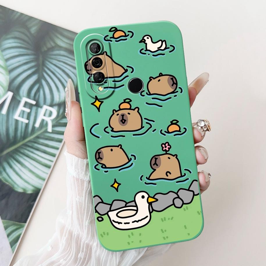 For Huawei P30 Lite Case MAR-LX1A MAR-LX2 Cover Cute Panda Rabbit Soft Silicone Phone Case For Huawei P30Lite Nova 4e Fundas New