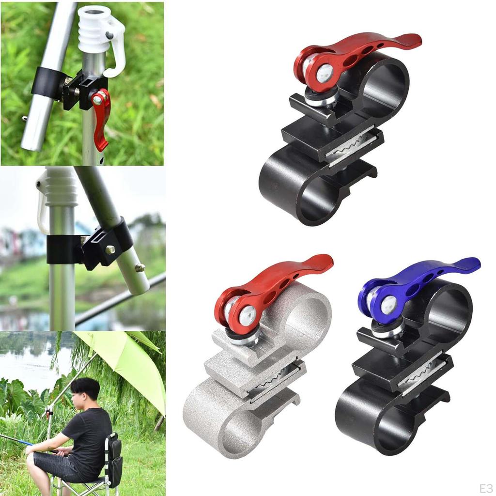 Fishing Chair Clamp Bracket Heavy Duty Laptop Mount Clip Fixed for