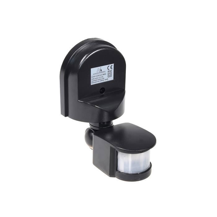 Detecteur De Mouvement Capteur Crépusculaire Mural 180 ° 1200W