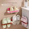 LISM Punch-Free Bathroom Slipper Rack Set
