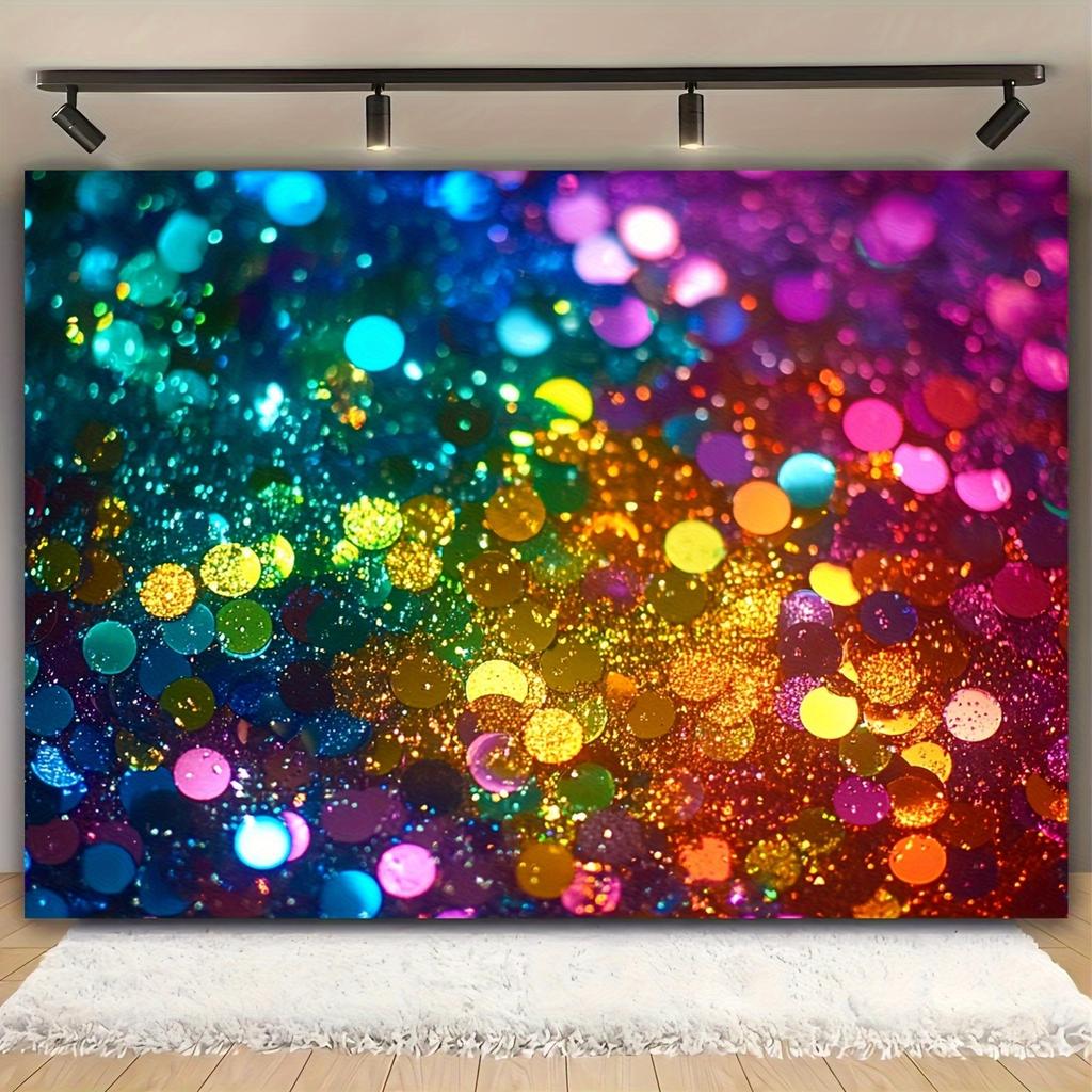 1pc Vivid Party Backdrop - Suitable for Weddings, Birthdays, Parties, Photo Studios and Home Decoration