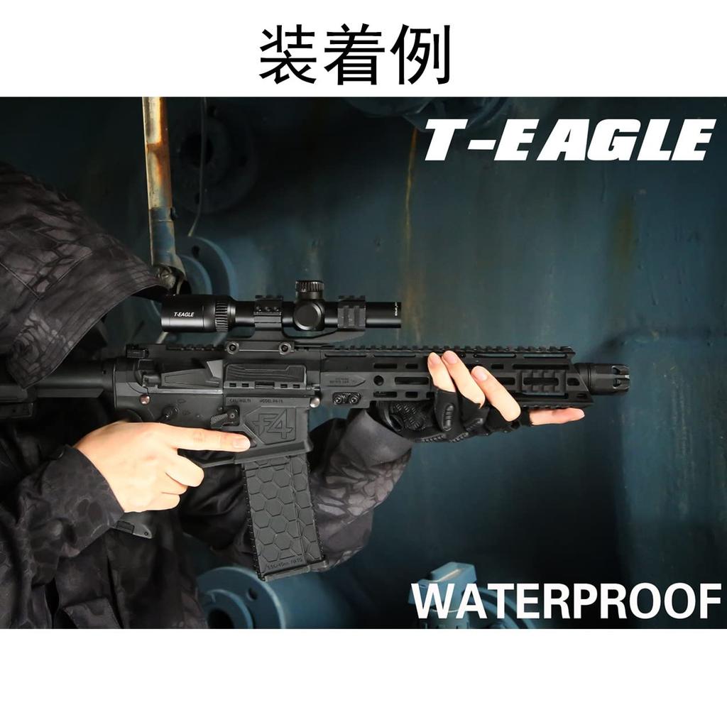 T-EAGLE 2.5x20 Short Scope Rifle Scope Mildot Scope with 20mm High Mount Ring