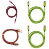 Fast Charging Data Cable With Aluminum Alloy Nylon Braided For Android Devices And Smartphones