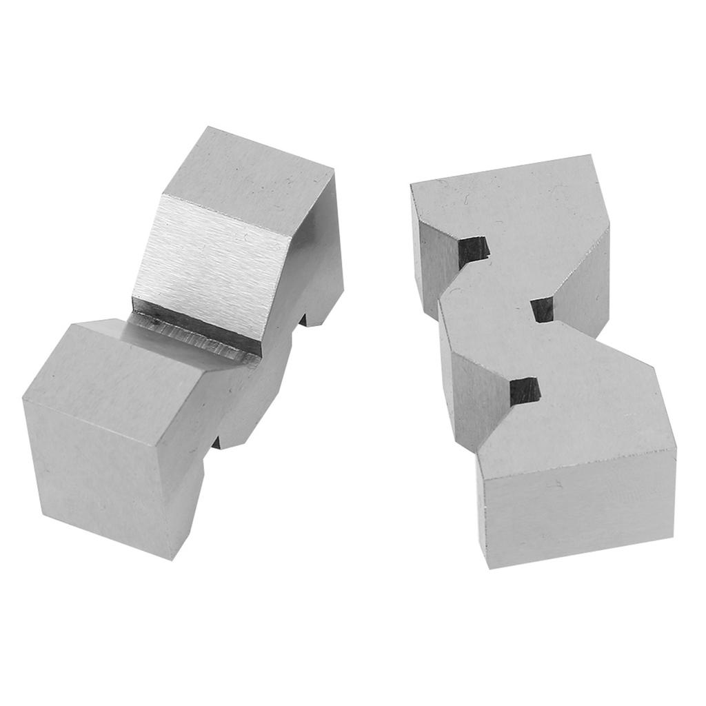 2Pcs High Accuracy Carbon Steel M Type V Block 50mm For Platform Measurement
