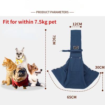 Pohodlná taška pro psa Pet Crossbody taška přes rameno Cestovní venkovní přenosná taška nosič pro koťata a štěňata Potřeby pro přenášení domácích mazlíčků