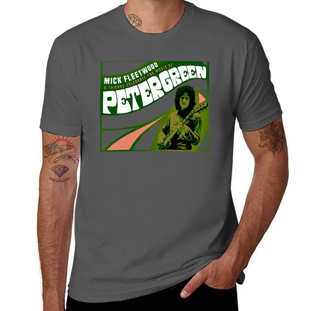 Peter Green T-Shirt T Shirt for Man 100 Percent Cotton Anime T Shirts Oversize T Shirt Man Luxury T-Shirt