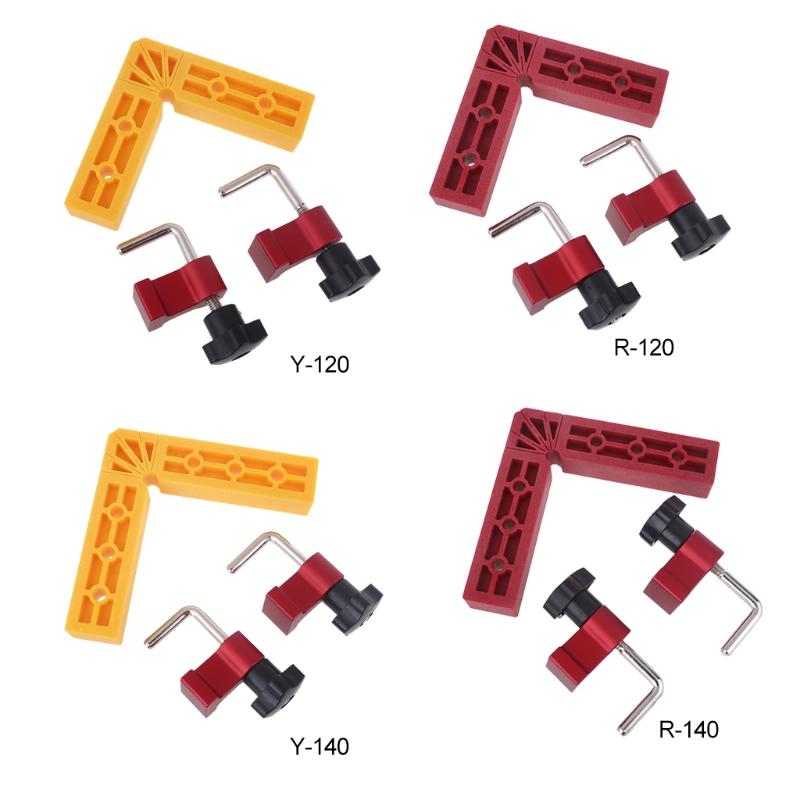 Plastic Positioning Squares Right Angle Clamps 90 Degree Corner Clamp Woodworking Tools for Wood Cabinets Best Gift for