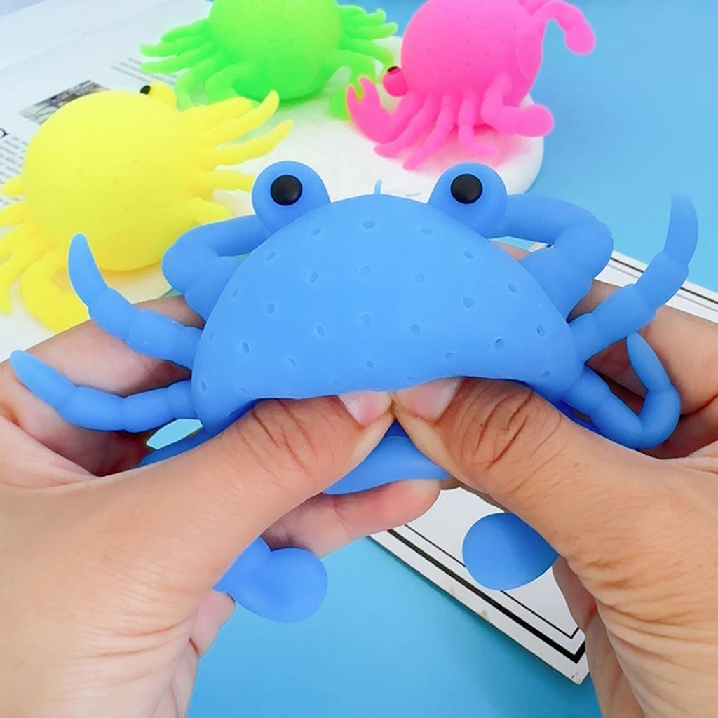 Water-absorbing Crab Children's Bath Beach Water Play Toys Swimming Pool Crab Pinch Fun Baby Water Play Toys