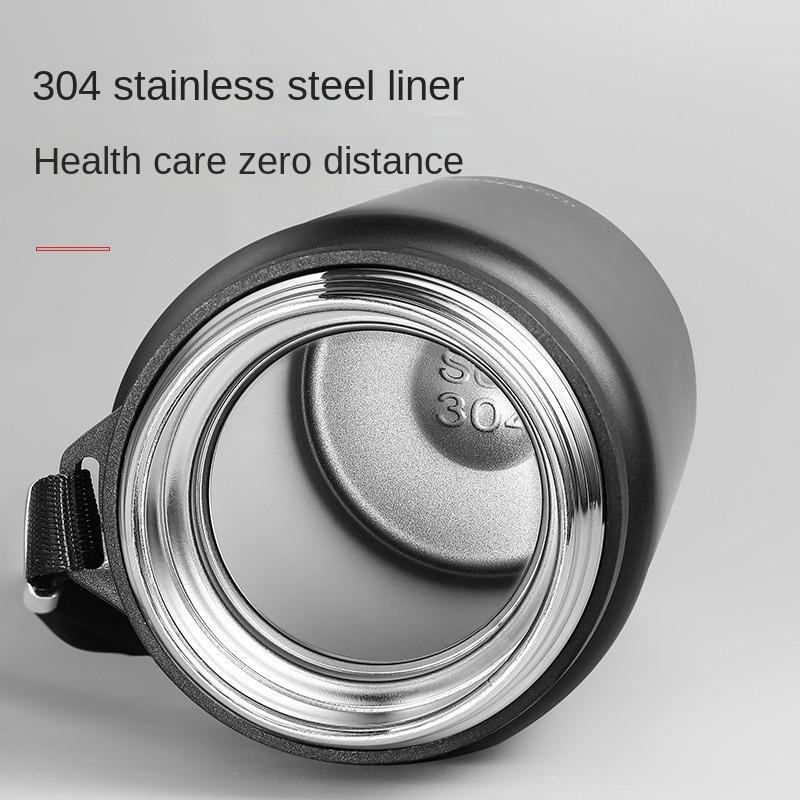 304 stainless steel large-capacity thermos mug men's and women's portable outdoor business mug gift water cup lettering