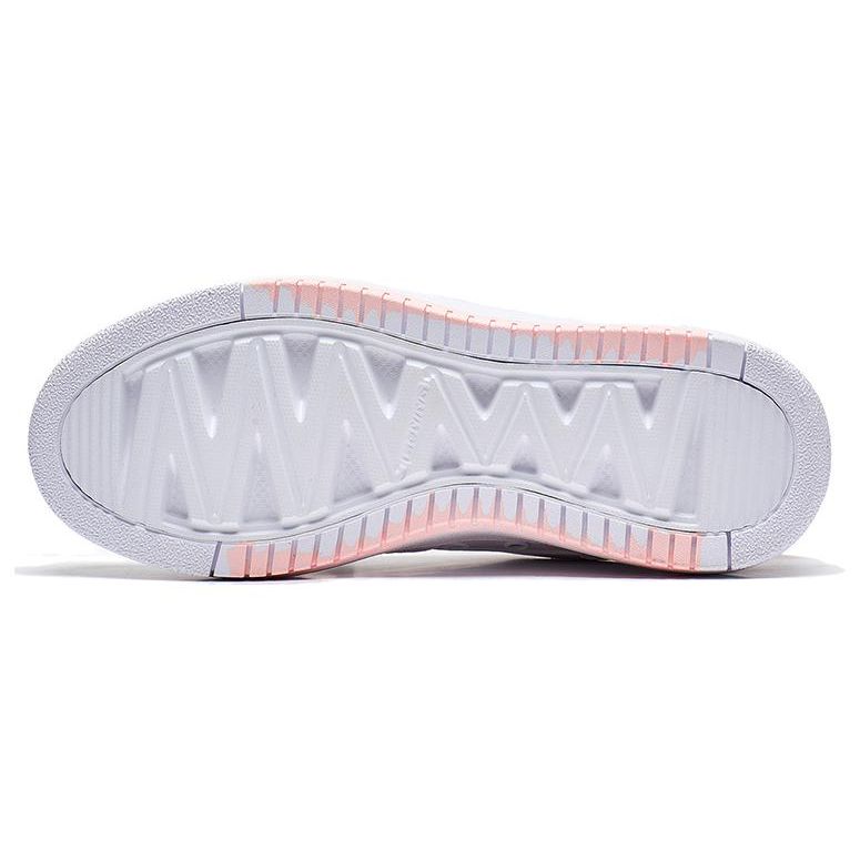 Li Ning Disney X  Thick Sole Height Increasing Wear Resistant Breathable Low Top Skate Shoes Women Skate Shoes White AGCT382-2