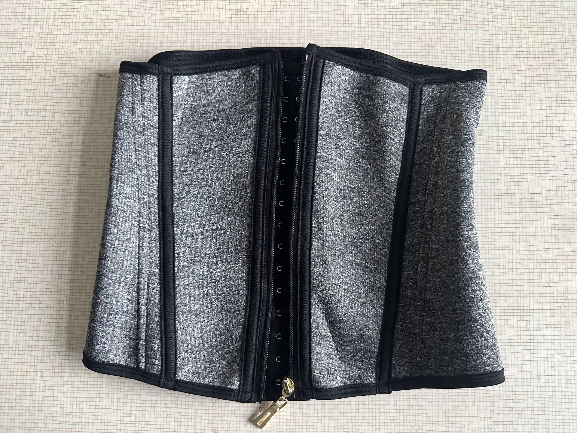 

Новий стиль корсет для талії, коректор фігури на блискавці та гачках для фітнесу та йоги XL