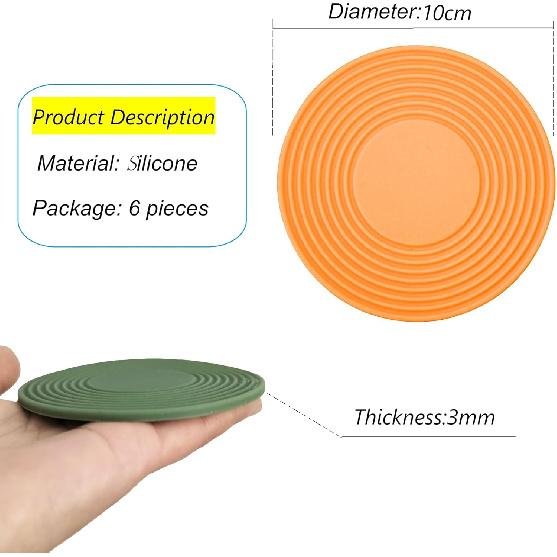 4PCS Coffee Mug Stacker, Cup Storage Accessories, Silicone Coaster, Kitchen Cabinets Expandable and Stackable Organizer,Save Space for Cupboard and