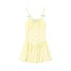 Age-Reducing Sweet Sexy Yellow Summer Sling Dress