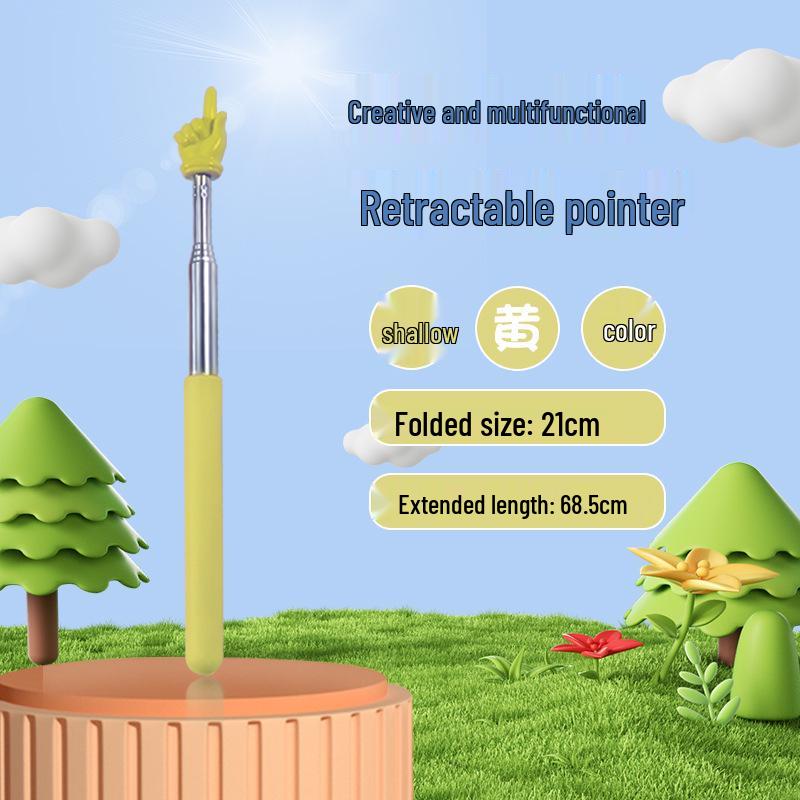 68cm Zatahovací ukazovátko pro děti a učitele: Učitelská hůlka do třídy a domů.