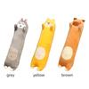 Dog Plush Pillow Comfortable PP Cotton Stuffed Animals Plush Long Dog Body Pillow Toy Grey
