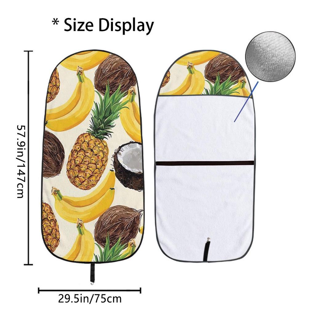 Universal Car Seat Towel Cover: Front Seat Protector for Gym, Workout, All Seasons - Fits Most Vehicles