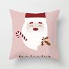 Cartoon Santa Claus Pillowcase Sofa Kids Room Decoration Christmas Cushion Cover