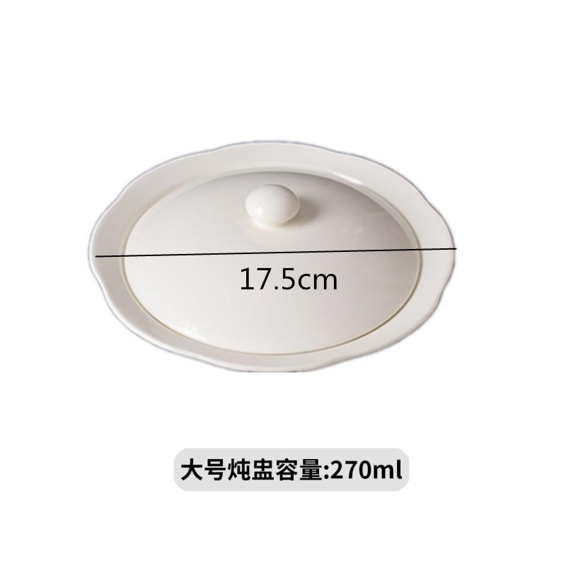 White Ceramic Bowl Candle Heating Tableware Soup Bowls Fruit Salad Bowl Noodle Bowls Dinner Plate Dessert Plate Dish Soup Pot