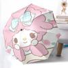 1pc My Melody Automatic Opening/Closing Umbrella with Cute Bow Design - Portable Folding Design, 8-Bone Iron Frame, Outdoor Use, Ideal Gift for Fans,