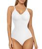 Large size seamless body suit, hip lift corset, triangular breasted open gear sling, belly shapewear