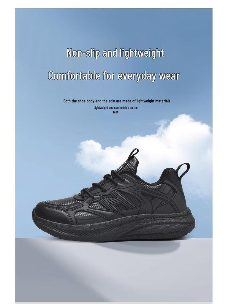 Men's Slip-Resistant Waterproof Professional Chef Shoes - Oil-Proof, Year-Round Kitchen Workwear