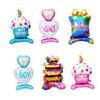 Foil Balloon Baby Birthday Photo Props Cartoon Aluminum Film Balloons Birthday