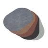 5 STUKS Ovale Lederen Placemats Antislip Hittebestendige Tafelonderzetters voor Keuken Restaurant Hotel 45x30cm