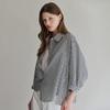 Side Slit Stripe Loose Fit Shirt Zf08qb005nh
