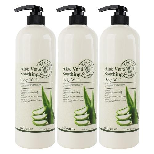 

[FoodaHolic](3ea) FoodaHolic Aloe Vera Soothing Body Wash 1000ml_631373