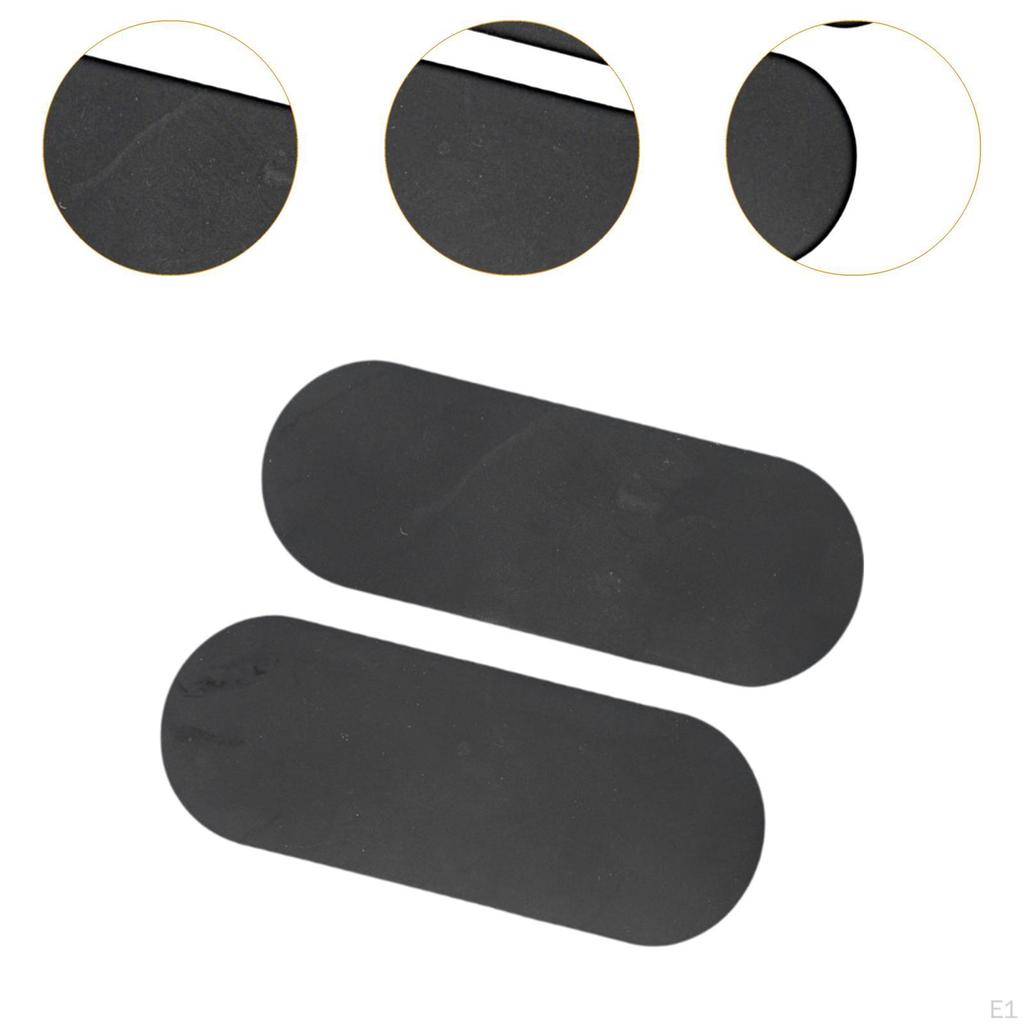 2x Bass Drum Hoop Protector Kick Rim with Self Adhesives Back User Friendly Sturdy
