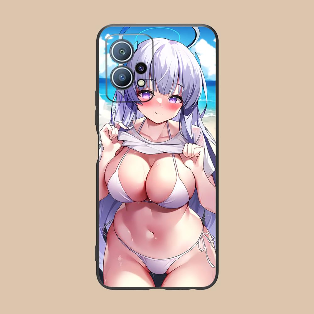 Blue Archive Ushio Noa Phone Case for Huawei P60 P50 P40 P30 P20 P10 P9 P8 Pro Lite Plus Colorful Printing Cover Luxury Cover