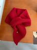 Cross scarf scarf autumn and winter versatile neck protection scarf foreign style matching scarf