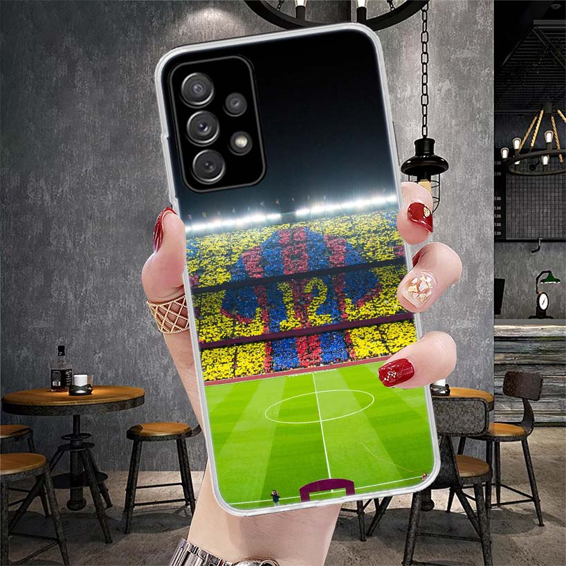 Football Soccer Ball Design Phone Case For Samsung Galaxy A12 A22 A32 A52 A72 A02S A51 A50S A71 A70 A31 A20S Note 20 Ultra S10 A