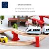 88-Piece Wooden Train and Farm Set for Kids, Educational Toy for Ages 3+