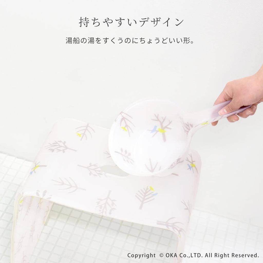 OKA Romance Hand Regina Acrylic (Pink) Bucket, 16.5cm Diameter,