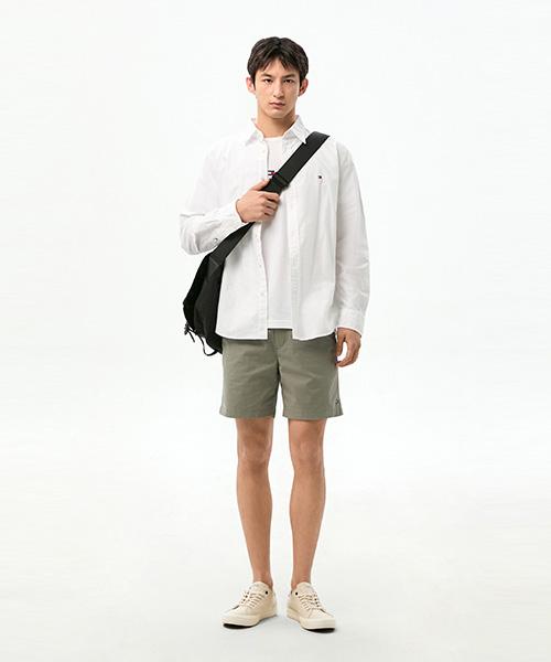 TOMMY HILFIGER Dover Fit Poplin Shorts (T12G3Wpq220Mt1Pr2)