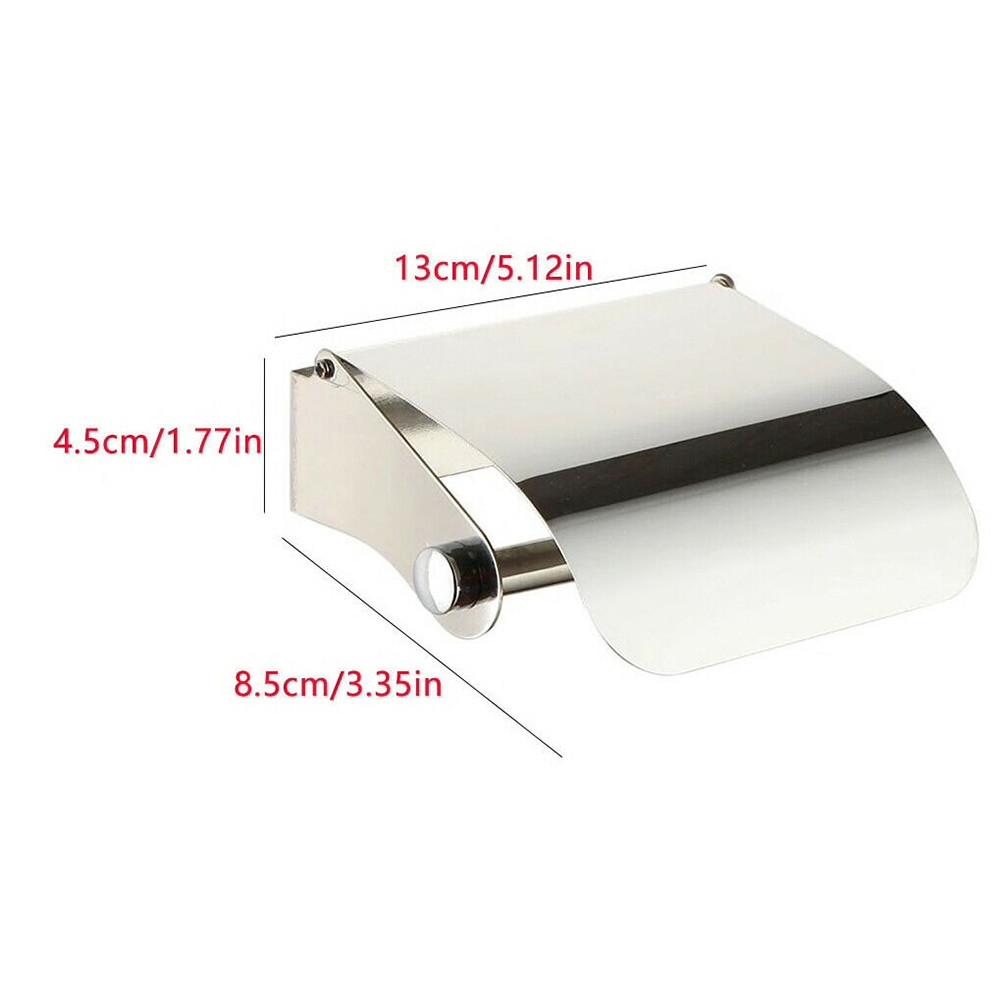 13cm (H) * 8.5cm (W) Toilet Roll Holder High Shine Finish