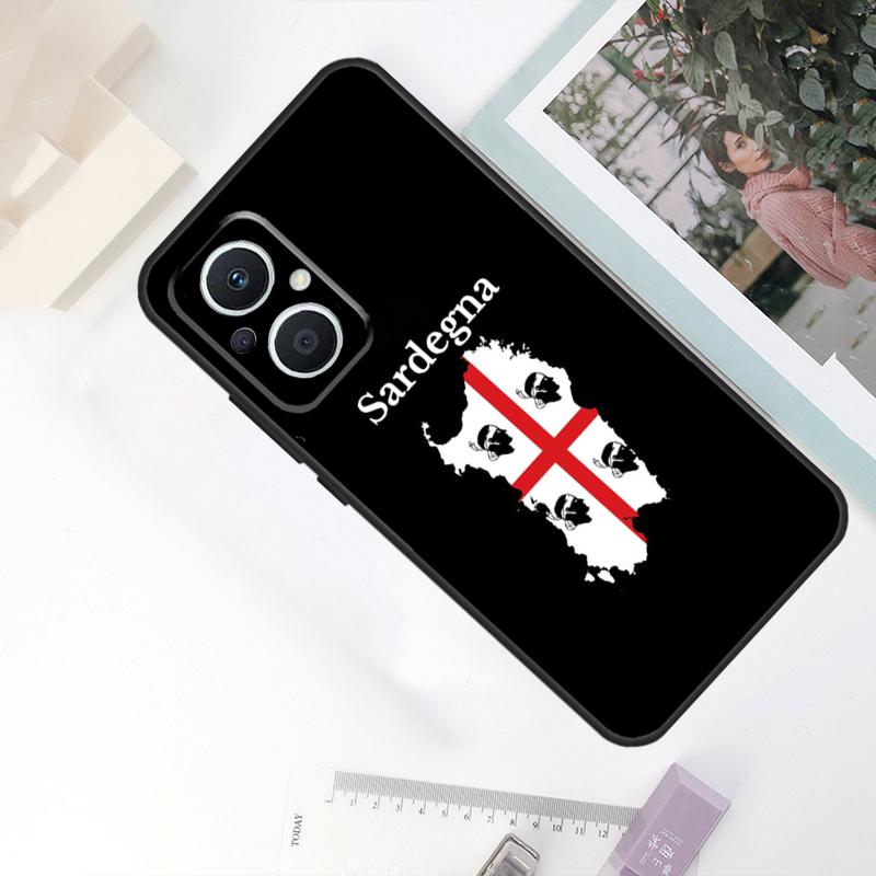 

Flag of Sardinia Case For OPPO Reno 8 7 6 5 4 Lite 10 Pro 11F 4Z 5Z 8T OPPO Find X2 X3 X5 Lite X6 Pro Cover OPPO Reno11 F