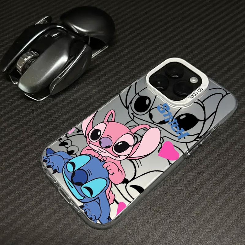 Lilo Stitch Cartoon Phone Case For iPhone 11 12 13 14 15 16 17 Pro Max 16e 17E 17 Air Plus 13 Mini Shockproof Fundas Back Cover