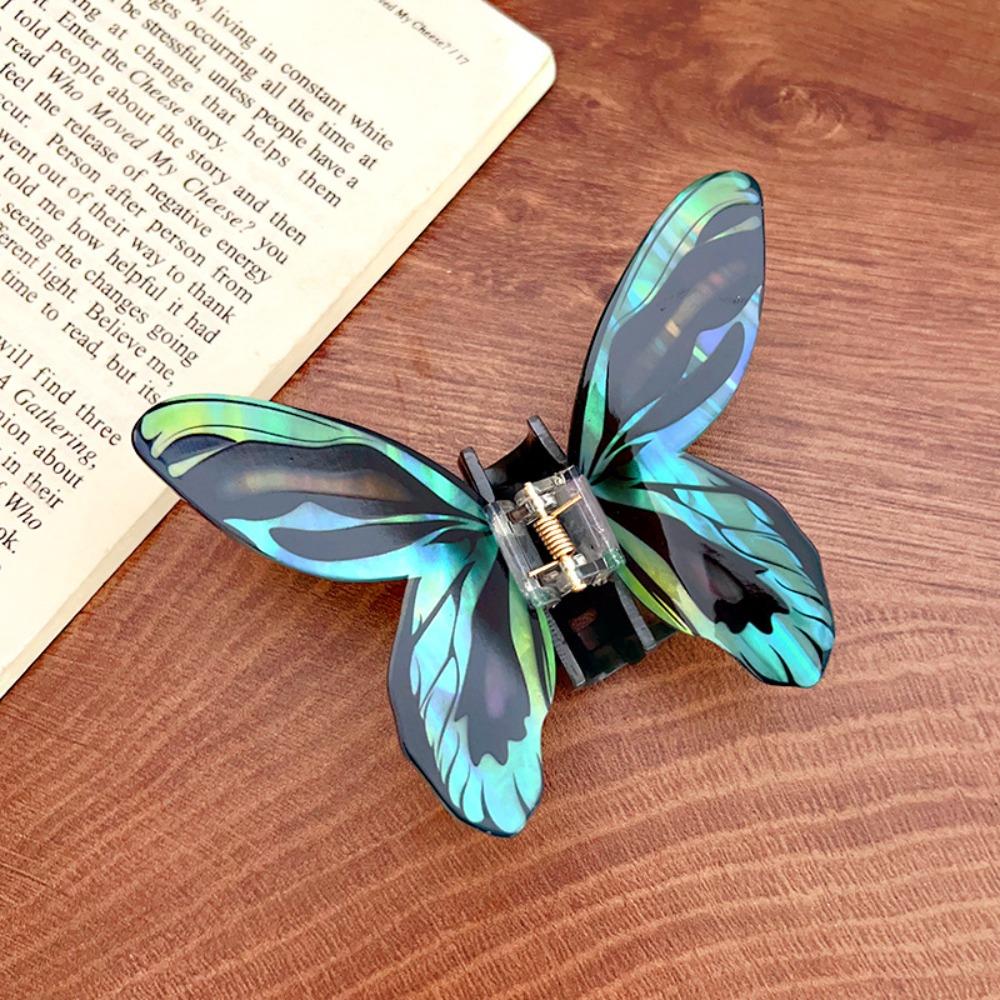 

Высококачественная заколка для волос в виде акулы с имитацией бабочки, красивая заколка для волос, новая заколка-коготь для волос 03