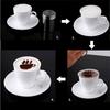 16pcs DIY Cake Latte Cappuccino Foam Tool Decorating Coffee Art Stencils
