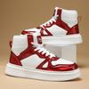 TUINANLE High Top Sneakers Women Lace Up Anti Slip Basketball Shoes Flat Skateboard