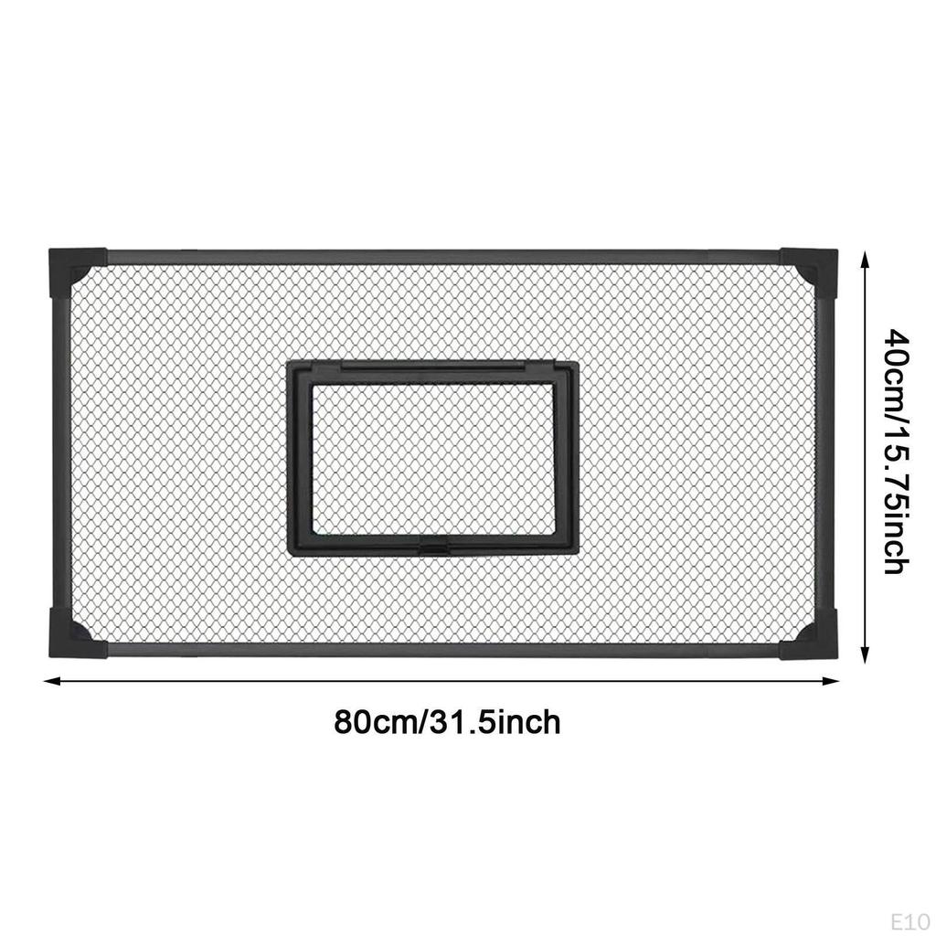 Beckenabdeckung Selbstmontage Anti-Sprungnetzabdeckung DIY Aquarienabdeckung Einfach einzurichten Zubehör