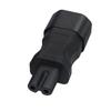 IEC 320 C14 auf C7 Stromadapter IEC C7 auf C14 Stecker 3-polig C14 Stecker auf C7 Buchse Stromwandler Stecker Buchse