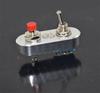 DIY Motorcycle Handlebar Engine Ignition Starts Stop Lever Silver Switch 12V