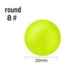 Silicone Olive-Shaped Fluorescent Fishing Float Tail Magnifier Bean