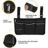 Wheelchair Bag Waterproof Pouch with Secure Reflective Strip Large Capacity Walker Storage Multifunctional