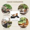 Resin Robin Figurine For Garden Decoration Durable Outdoor Use With Realistic Design