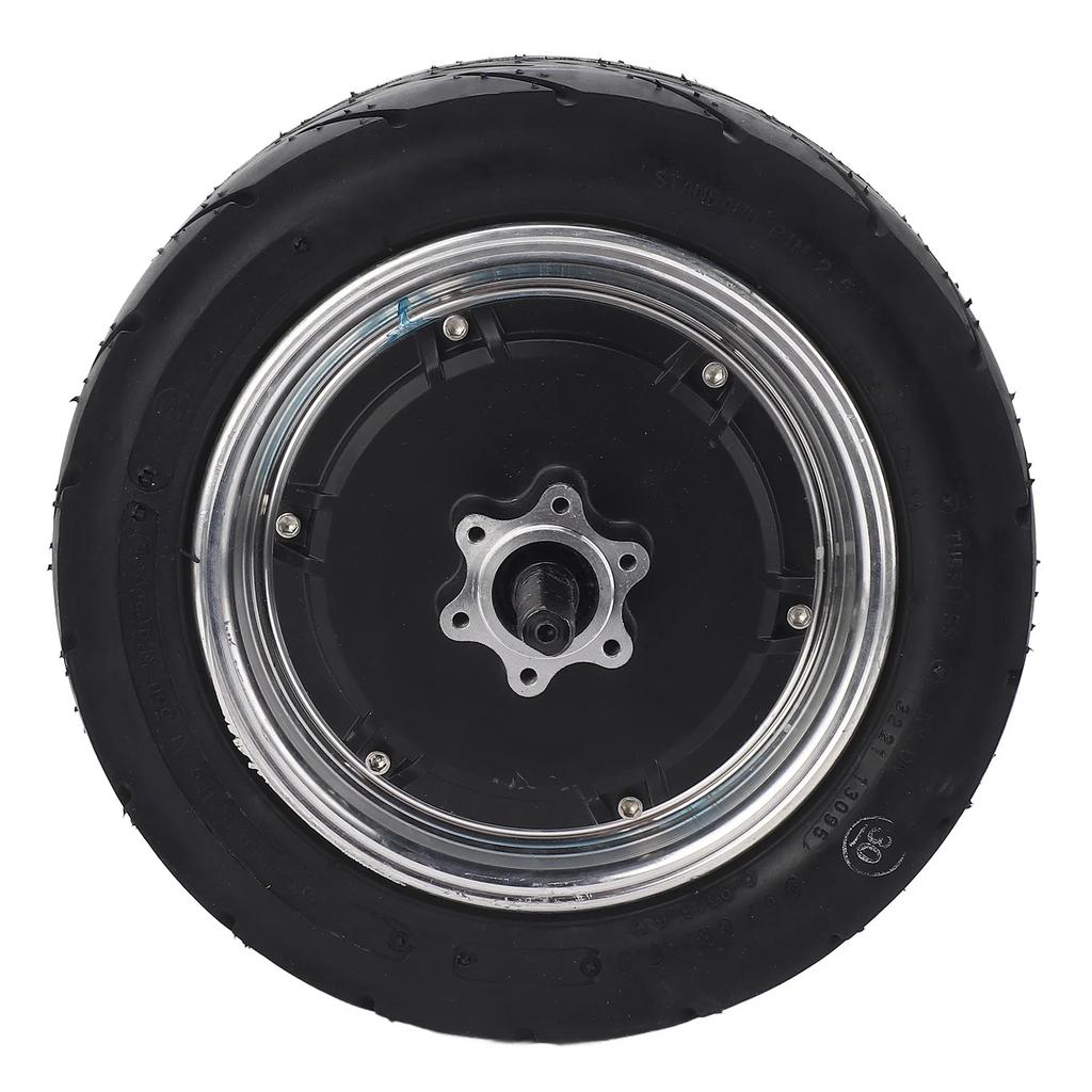 Vakuumreifen Bürstenloser Nabenmotor Leichtgewicht 48-72V Geräuscharm Geschwindigkeit Verbessern 11 Zoll Radnabe Motor für Elektrisches Motorrad